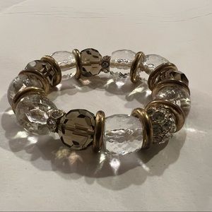 Cache women’s evening bead bracelet (pre-owned) stretchy fit